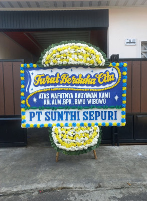 Papan Bunga Duka di Baruas
