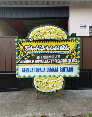 Papan Bunga Duka di Baruas